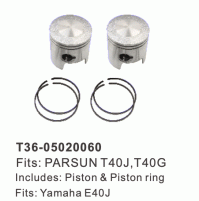 2 STROKE - PISTON, PISTON RING & BEARING  - PARSUN T40J, T40G - YAMAHA E40J - T36-05020060- Parsun